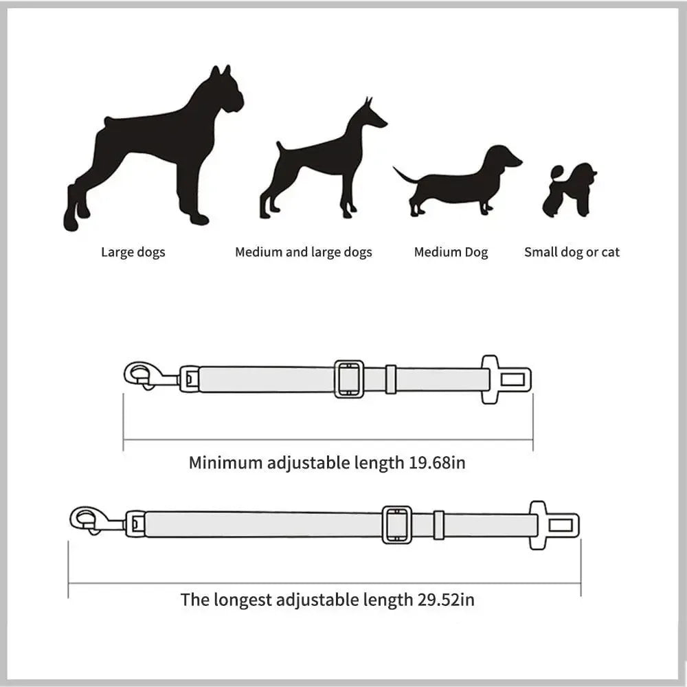 Dog Car Seat Belt Safety Protector Travel Pets Accessories.
Breakaway. Dog Leash Collar.