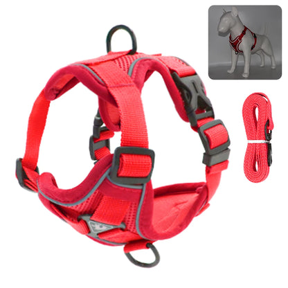 Cat Harness, Escape Proof Breathable Cat Harness and Leash for Walking Outdoors! Easy Control Pet Dog & Cat Leash W/Reflective Harness!