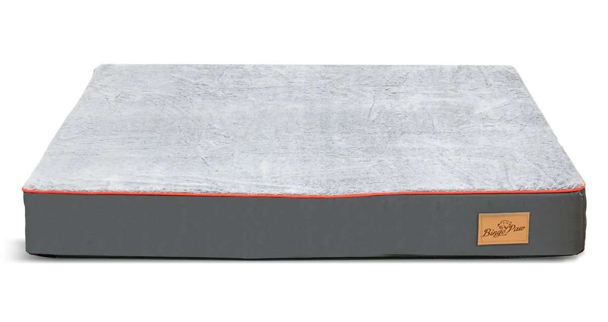 Large Orthopedic Dog Bed Kennel W/Memory Foam. Waterproof Pet Bed with Removable Washable Cover, Nonskid Bottom, Joint Relief!
