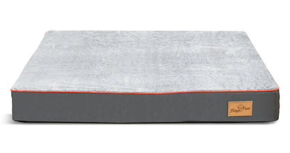 Large Orthopedic Dog Bed Kennel W/Memory Foam. Waterproof Pet Bed with Removable Washable Cover, Nonskid Bottom, Joint Relief!