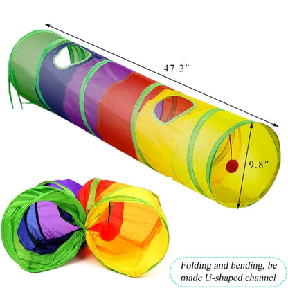 ,2-Hole Tunnels for Small Pets