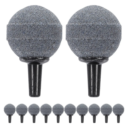 12pcs Aquarium Air Stone Bubble Diffuser, Fish Tank Air Bubbler Stone for Water Oxygenation, for Aquatic Plant and Fish Care