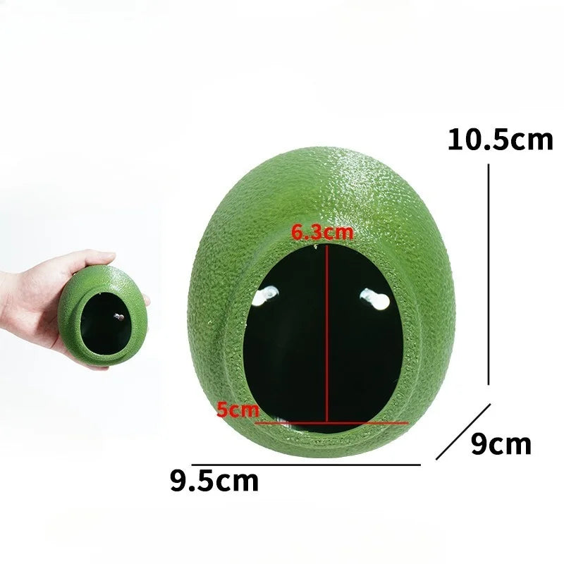 Reptile Hideouts Egg Cave with Suction Cups for Gecko Tree Frog Tarantula Spiders. Climbing Habitat Terrarium Décor.