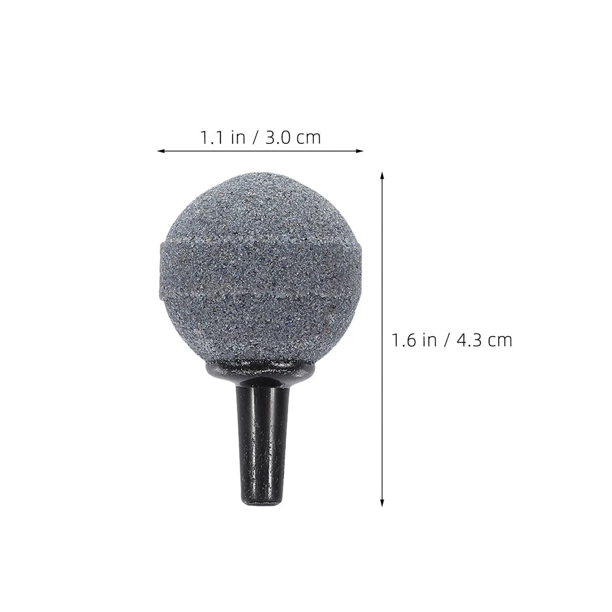 12pcs Aquarium Air Stone Bubble Diffuser, Fish Tank Air Bubbler Stone for Water Oxygenation, for Aquatic Plant and Fish Care - JanesWaggingWonders
