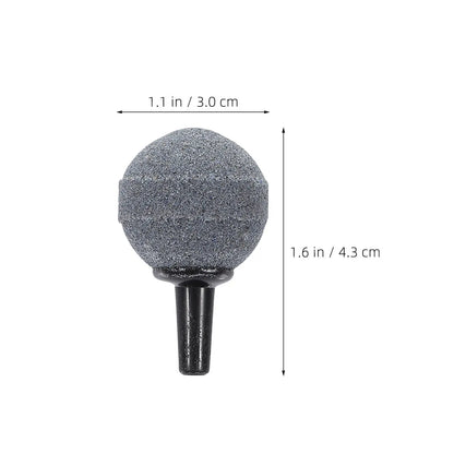 12pcs Aquarium Air Stone Bubble Diffuser, Fish Tank Air Bubbler Stone for Water Oxygenation, for Aquatic Plant and Fish Care