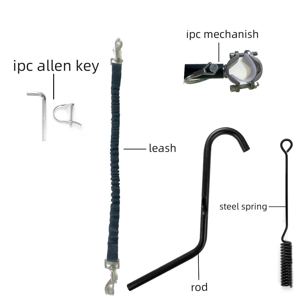Hands Free Dog Bike Leash for Bicycle. Dog Walker Attachment. 
Cycling Pet Traction Rope for Outdoor Walking.