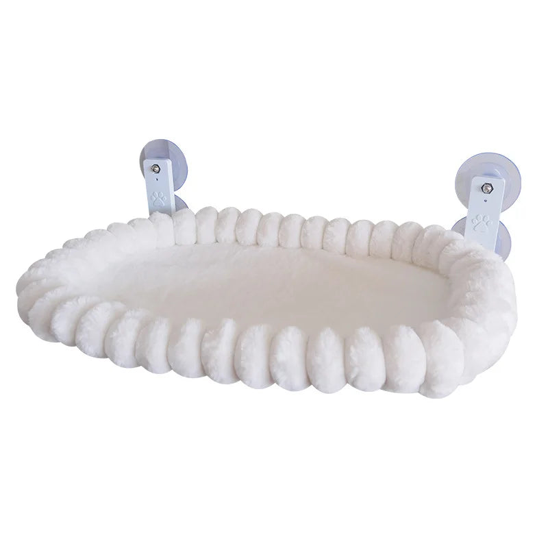 Cat Window Hammock with Strong Suction Cups – Cozy Perch for Indoor Cats - JanesWaggingWonders