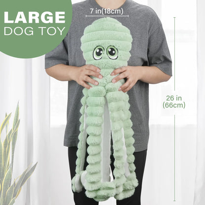Octopus Design Pet Teething, Squeaky Plush Toy, Chewing Toy For Dog Interactive Supply, Animal Pet Toy For Small Medium Dog