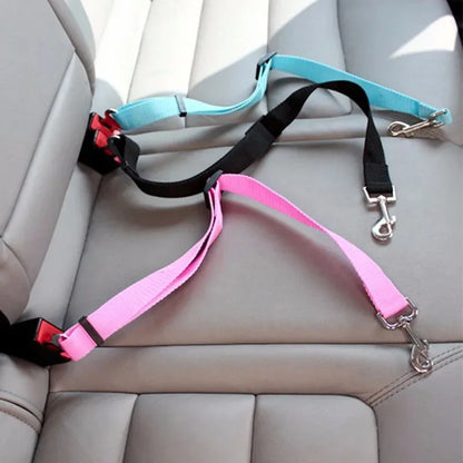 Dog Car Seat Belt Safety Protector Travel Pets Accessories. 
Breakaway. Dog Leash Collar.