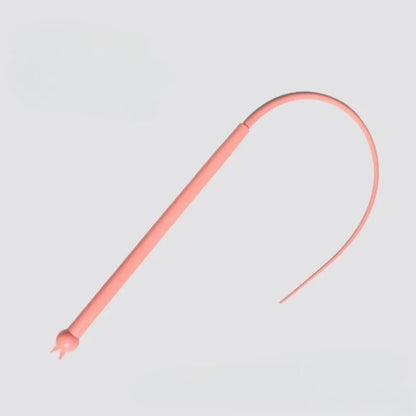 Simulated Mouse Tail Cat Teaser Toy; Funny Silicone Long Tail, Indoor Kitten Teaser Stick