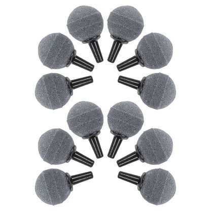 12pcs Aquarium Air Stone Bubble Diffuser, Fish Tank Air Bubbler Stone for Water Oxygenation, for Aquatic Plant and Fish Care