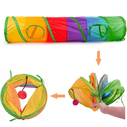 ,2-Hole Tunnels for Small Pets