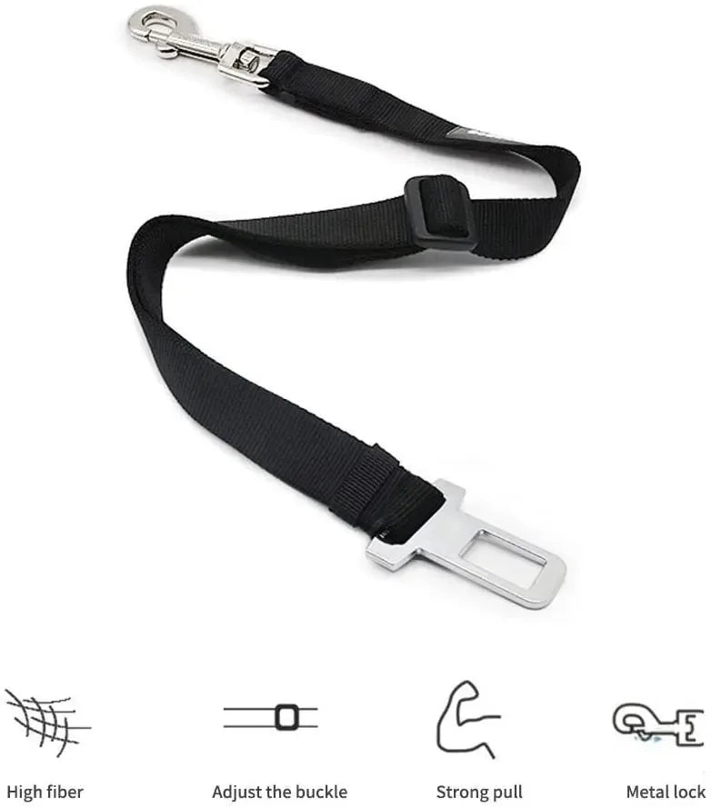 Dog Car Seat Belt Safety Protector Travel Pets Accessories. 
Breakaway. Dog Leash Collar.