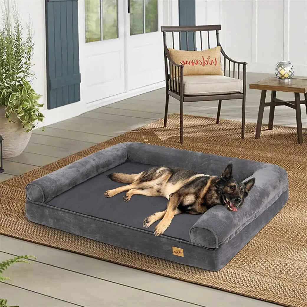 Dog Bed Extra Large Orthopedic Mattress Couch Sleeping Cushion with Removable Washable Cover!