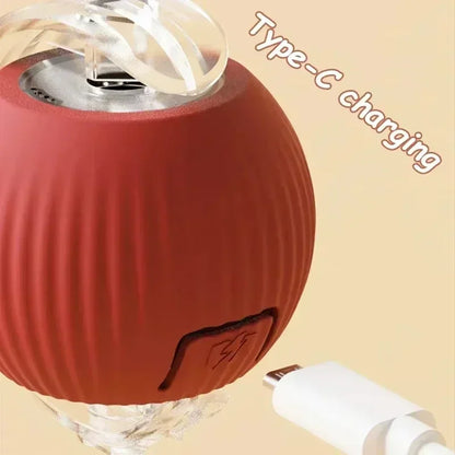 1~3pcs Cat Interactive Ball Toy. Automatic Rolling Ball Tail!  Rechargeable Smart Pet Electric Toy. Dog & Cat Training Imitates Mouse!