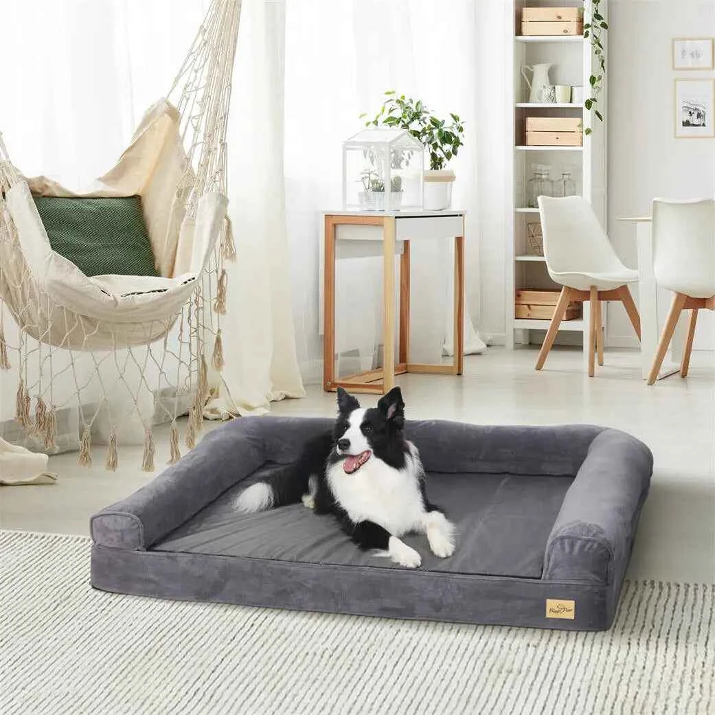 Dog Bed Extra Large Orthopedic Mattress Couch Sleeping Cushion with Removable Washable Cover!