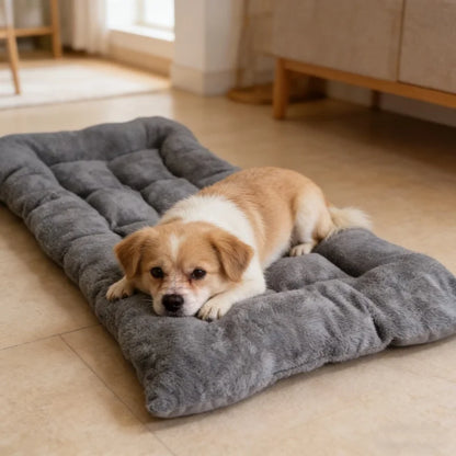 Extra Large Plush Thickened Super Soft Polyester Pet Mat Bed For Small Medium Large Dogs - JanesWaggingWonders