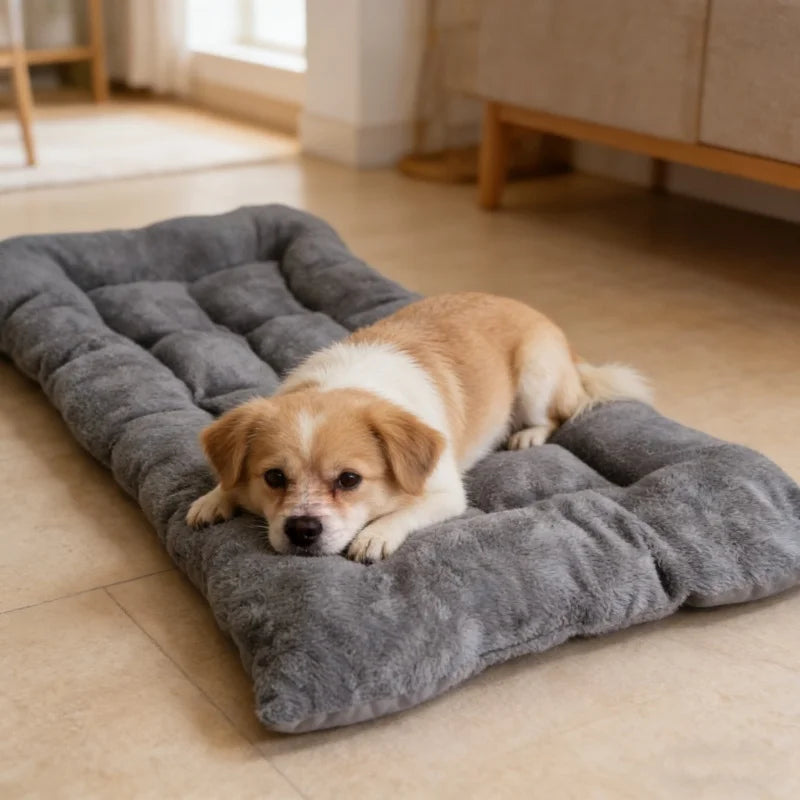 Extra Large Plush, Super Soft Polyester Pet Bed For Small, Medium & Large Dogs - JanesWaggingWonders