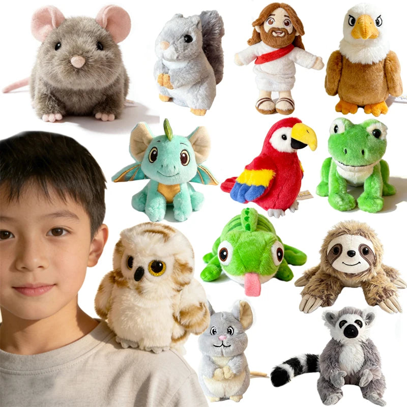 New Styles Magnetic Shoulder Plush Toys   Plushie Doll Funny Gifts