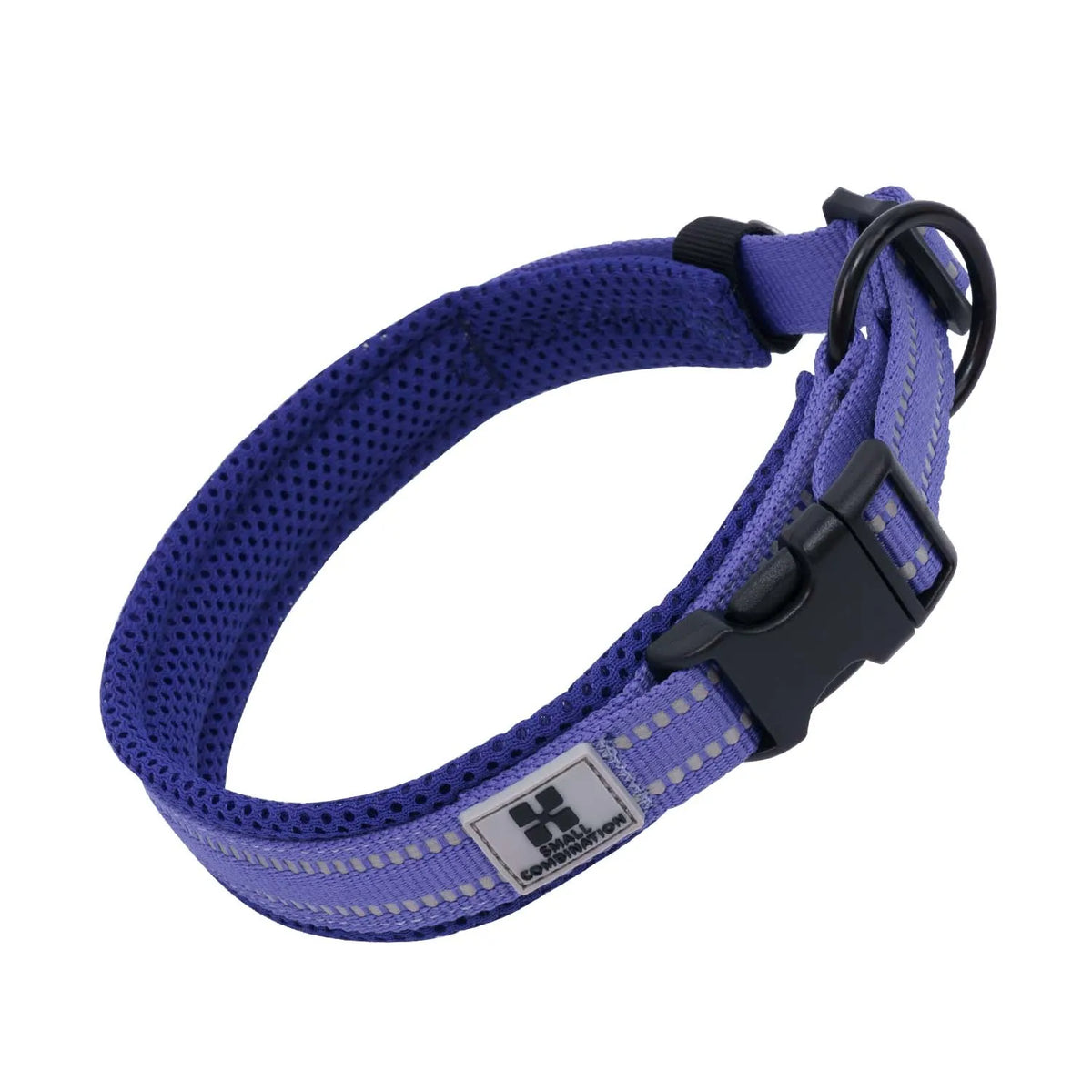 Dog Collar Adjustable Mesh Padded for Small Medium Large Dogs Nylon Reflective for Pets Running Outdoors - JanesWaggingWonders