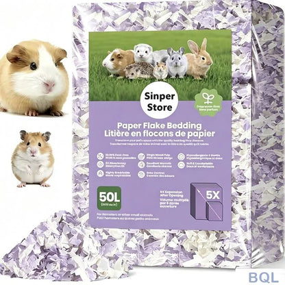 10L/400g Cozy Hamster Bedding Absorbent & Odor-Control Paper Cotton for Syrian Hamsters - Cage Litter & Nesting Material - JanesWaggingWonders