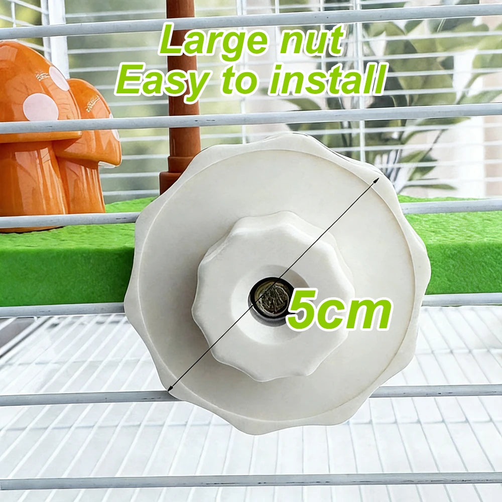 Tropical Bird Perch Platform Bell Ball Palm Tree. Interactive Toy Budgie Cockatiel Enrichment Boredom Relief Cage Accessory!