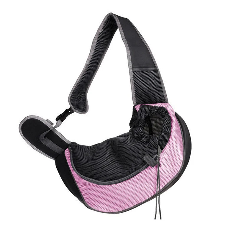 Pet Cat Dog Carrier. Travel Tote Shoulder Bags. Mesh Sling Carry Pack Pet Carrying Supplies 
Crossbody Shoulder Bag