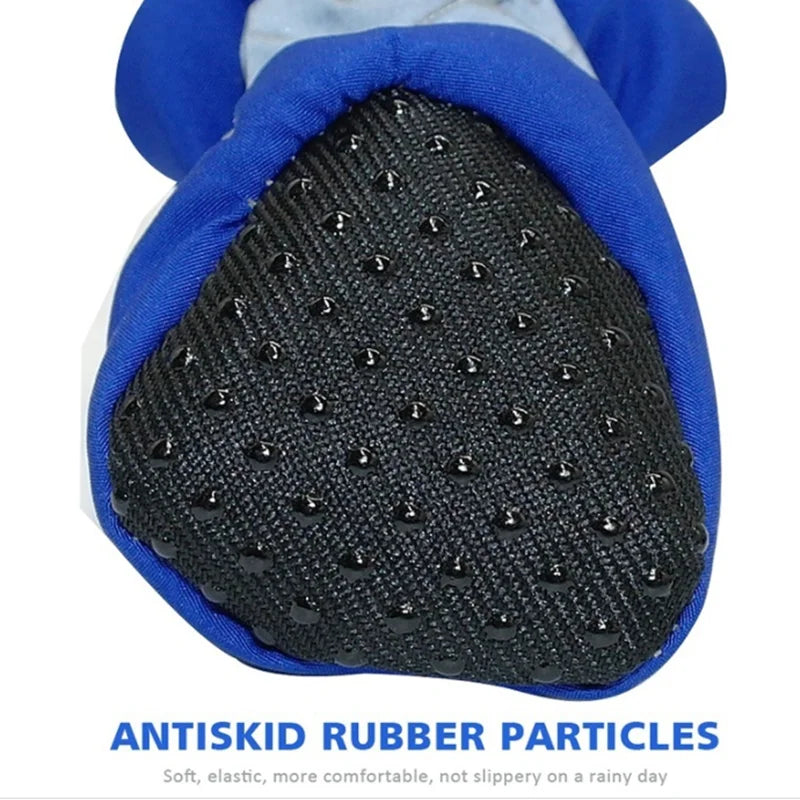 4pcs/set Waterproof Pet Dog Shoes.  Anti-slip Rain Boots. 
Footwear for Small Cats Dogs Puppy Dog Pet Booties.