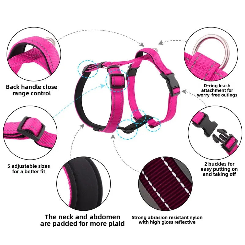 Dog Vest Type Harness for Small, Medium and Large Dogs! - JanesWaggingWonders