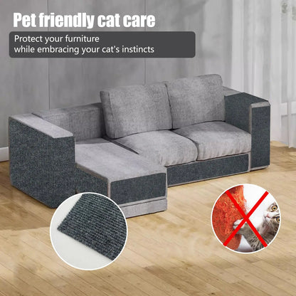 Anti Cat Scratch Mat. Trimmable Self-Adhesive Carpet. Pet Scratcher Furniture , Sofa,  Wall Protector.