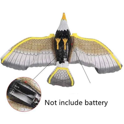 Electric Hanging Bird Toy for Cats – Realistic Flying Eagle Teaser with Scratch Rope