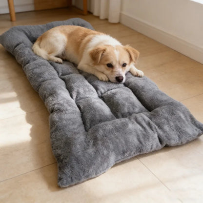 Extra Large Plush Thickened Super Soft Polyester Pet Mat Bed For Small Medium Large Dogs - JanesWaggingWonders
