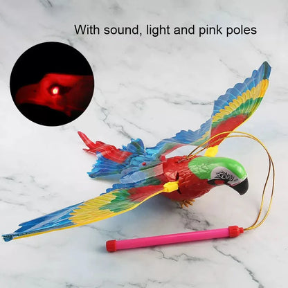 Electric Hanging Bird Toy for Cats – Realistic Flying Eagle Teaser with Scratch Rope
