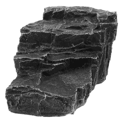 Resin Turtle Basking Platform Aquarium Tank Accessories Reptile Habitat Decor, Rocks, Simulation Landscaping - JanesWaggingWonders