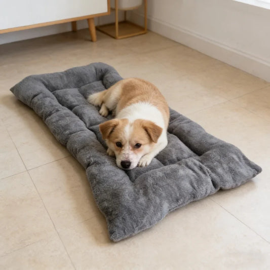 Extra Large Plush, Super Soft Polyester Pet Bed For Small, Medium & Large Dogs - JanesWaggingWonders