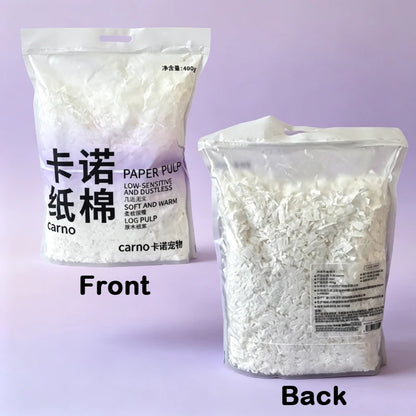 10L/400g Cozy Hamster Bedding Absorbent & Odor-Control Paper Cotton for Syrian Hamsters - Cage Litter & Nesting Material - JanesWaggingWonders