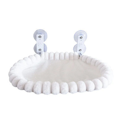Cat Window Hammock with Strong Suction Cups – Cozy Perch for Indoor Cats - JanesWaggingWonders