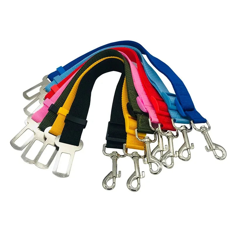 Dog Car Seat Belt Safety Protector Travel Pets Accessories. 
Breakaway. Dog Leash Collar.