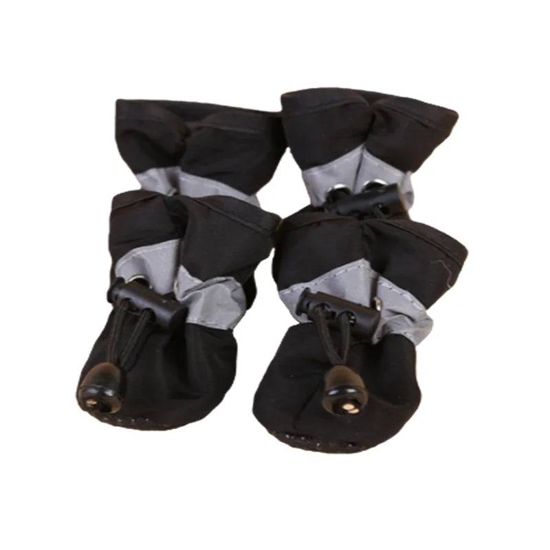 4pcs/set Waterproof Pet Dog Shoes.  Anti-slip Rain Boots. 
Footwear for Small Cats Dogs Puppy Dog Pet Booties.