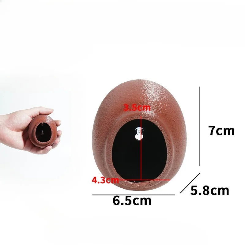 Reptile Hideouts Egg Cave with Suction Cups for Gecko Tree Frog Tarantula Spiders. Climbing Habitat Terrarium Décor.