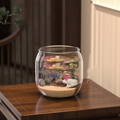 Plastic Ecological Tank Ultra Clear Creative Landscape Fish Tank! Anti-broken Transparent Fish Bowl. - JanesWaggingWonders