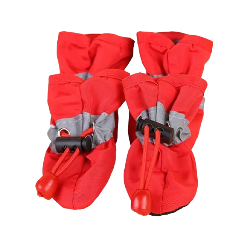 4pcs/set Waterproof Pet Dog Shoes.  Anti-slip Rain Boots. 
Footwear for Small Cats Dogs Puppy Dog Pet Booties.