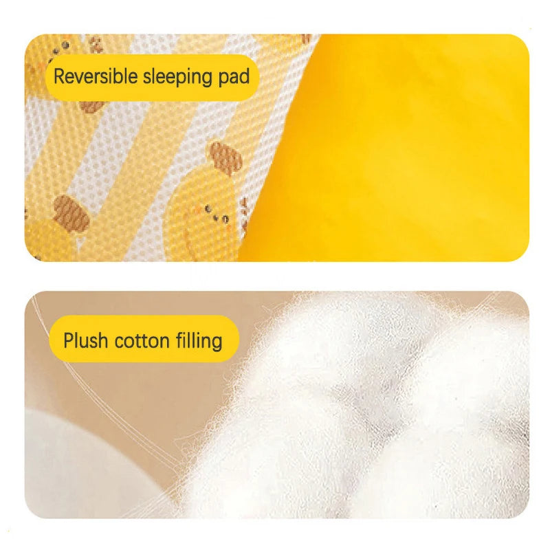 Banana Ice Silk Cooling Bed with Dual-Sided Mat Non-Slip! Breathable Sofa for Cats &Small Dogs. - JanesWaggingWonders