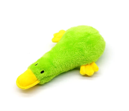 Cute Plush Duck Sound Toy. Stuffed Squeaky Dog Toy. Tooth Cleaning Dog Chew Toys. Funny Plush Toys for Cats