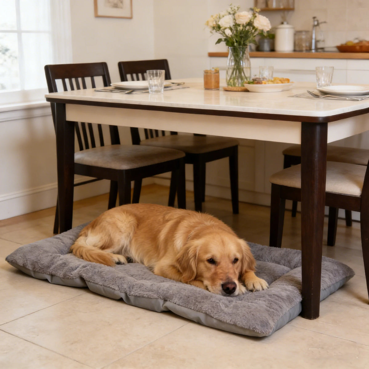 Extra Large Plush Thickened Super Soft Polyester Pet Mat Bed For Small Medium Large Dogs - JanesWaggingWonders