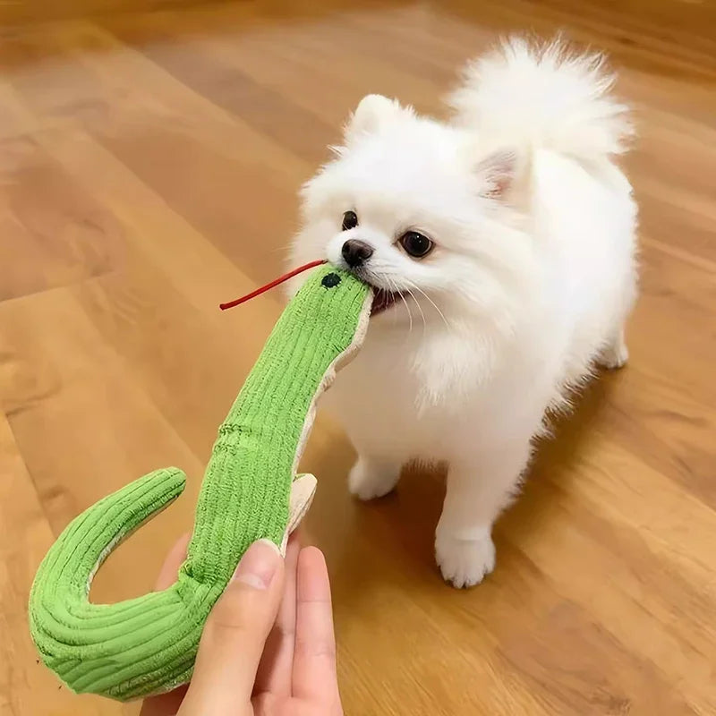 Interactive Snake Plush Toy for Dogs, Cats & Kittens. Crinkle Sound Kick Stick. Funny Pet Chew Toys.