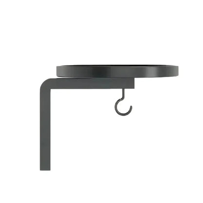 Hook Design Metal Wall Bathtub & Bird Feeder. Effortless Install Outdoor Courtyard Ornament. 
Weather Resistant Hanging Feeder