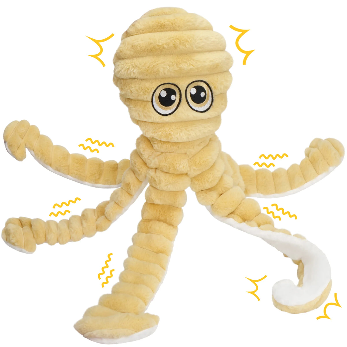 Octopus Design Pet Teething, Squeaky Plush Toy, Chewing Toy For Dog Interactive Supply, Animal Pet Toy For Small Medium Dog