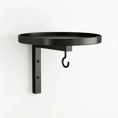 Hook Design Metal Wall Bathtub & Bird Feeder. Effortless Install Outdoor Courtyard Ornament. 
Weather Resistant Hanging Feeder