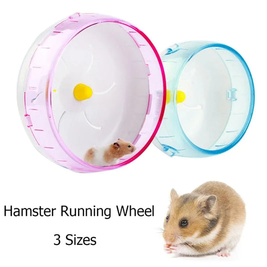 Hamster Wheel Running Disc Toy. Sport Running Silent. Transparent Small Pet Rotatory Jogging Wheel.
Toys Pet Hamster Cage Supplies